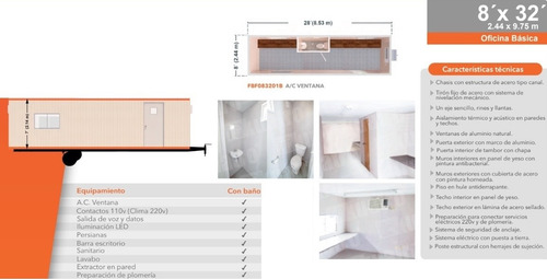 Renta Caseta Camper Remolque Oficina Móvil Con Wc Para 7
