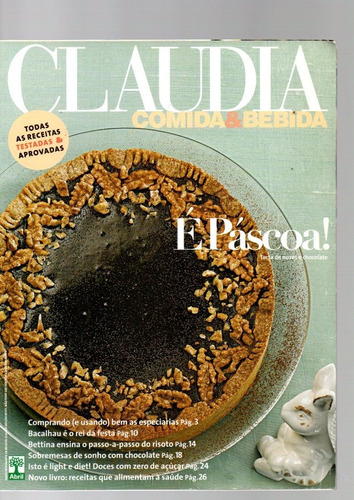 Kit 2 Revistas Claudia Comida E Bebida Nº555 E 571 