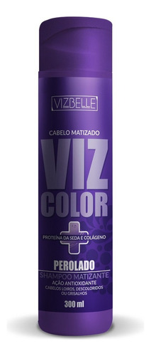  Shampoo Matizante Perolado 300ml Vizbelle