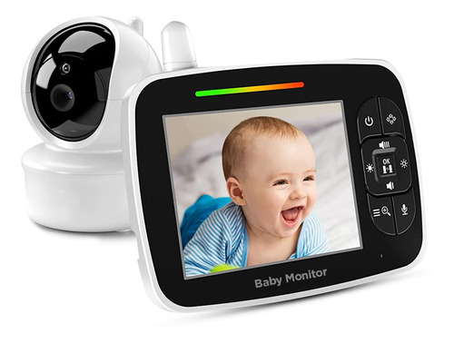 Babá Eletrônica Baby Monitor Tela 3.5 Câmera Sem Fio 2.4ghz