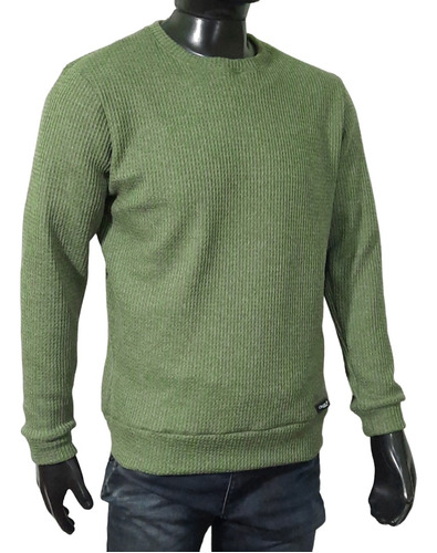 Sweater Hombre Cuello Redondo Pullover Morley Panal Frisado