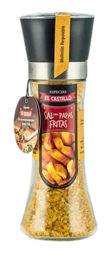 Sal Para Papas Fritas Molinillo Vidrio 145 Gramos 5onzas