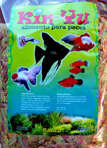 Alimento Para Peces - Kin Yu - 500 Grs - $ 720-