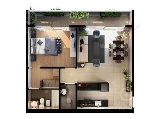 Departamento De Pozo En Palacio Bukta, Chacarita