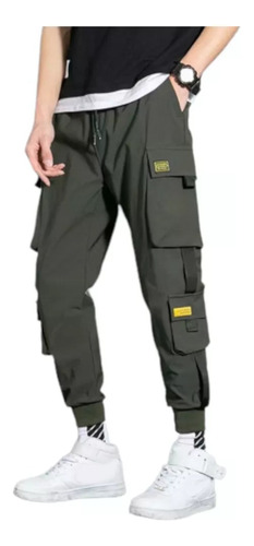 Pantalones Cargo De Hombre Estilo Hip Hop