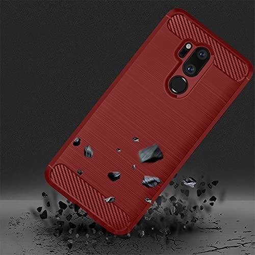 Funda Para LG G7 Thinq Color Rojo Con Protector De Pantalla