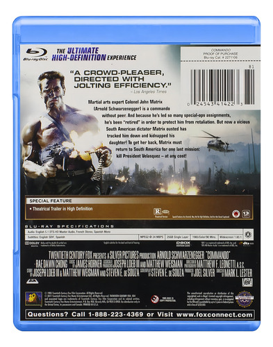 Blu-ray Commando / Comando