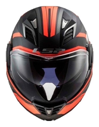 Casco Rebatible Ls2 Ff900 Valiant Ii Revo Matt Titanium Fluo