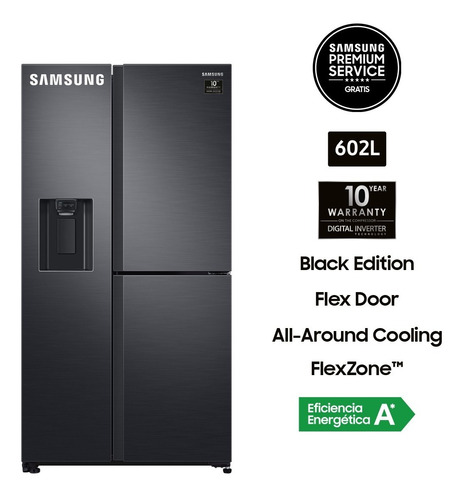 Refrigeradora Side By Side Con Flexzone 602 L Samsung