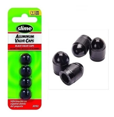 Imagen 1 de 2 de Tapa De Valvula Negra Slime Moto Avenida