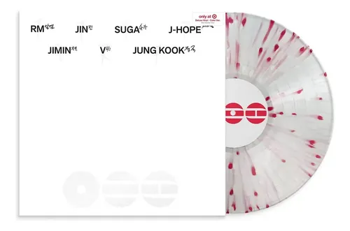 Bts Arirang Deluxe Lp Vinil White Red Splatter Bonus Track
