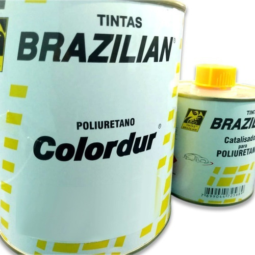 Tinta Automotiva Pu Preto Cadilac + Catalisador Cx C/ 6