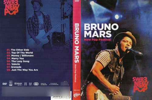 Dvd Bruno Mars    New Pop Festival 