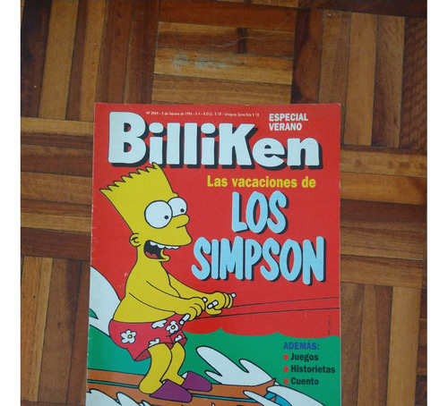 Revista Billiken Nº 3969 5 De Febrero 1996 Los Simpson