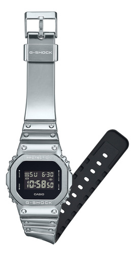 Reloj Casio G-shock Moda Modelo: Gm-5600ym-8cr Correa Gris