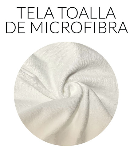 Tela De Microfibra Toalla Para Sublimar 20 Metros Blanco Microfibra Toalla