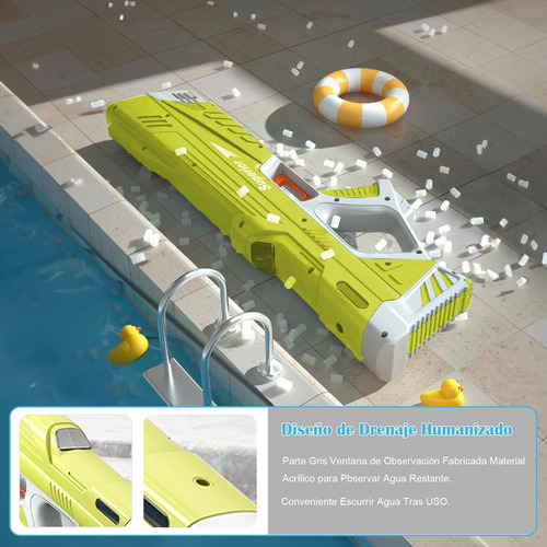 Agua Electrica,pistola De Agua Niños Con Succión Automática