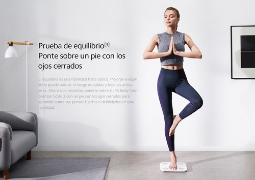 Imagen 9 de 10 de Pesa Xiaomi Mi Body Composition Scale 2 Color Blanco