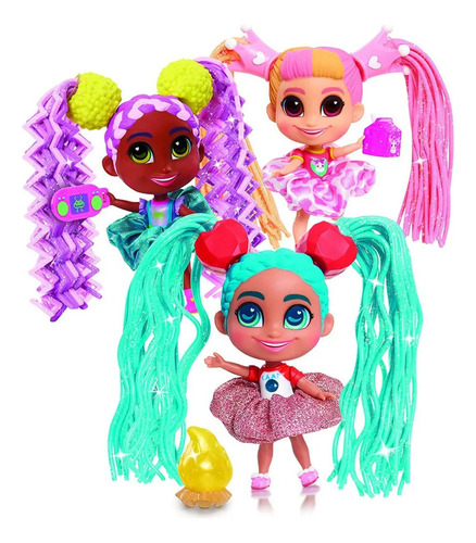 Muñeca Hairdorables Shortcuts 8 Sorpresas Incluidas Bandai