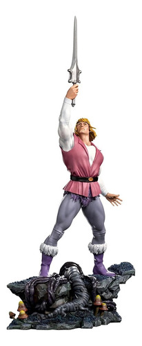 Estátua Prince Adam Motu He-man Art Scale Iron Studios