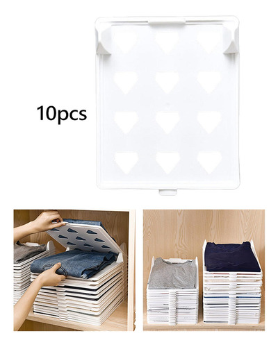 10pcs Shirt Organizer Laundry Folder 35cmx29cmx5.8cm