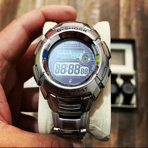 Casio G Shock Tough Solar Reloj Digital Acero Original Usado