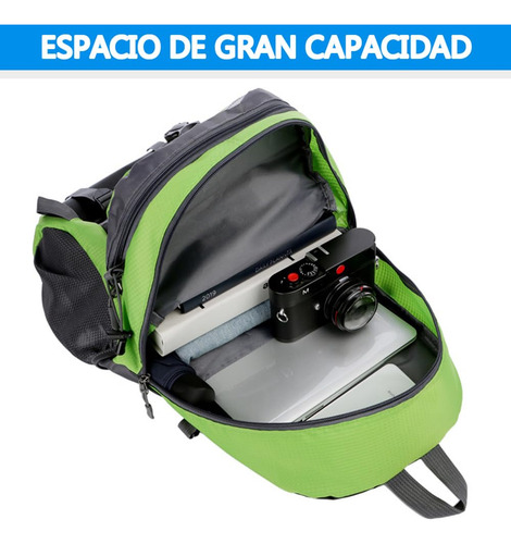Mochila De Senderismo 40l Impermeable Transpirable Ligera