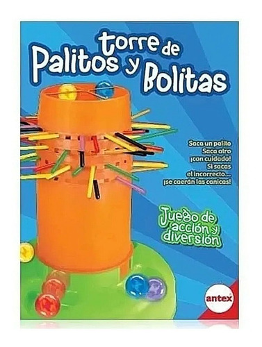 Torre De Palitos Y Bolitas Acción Y Diversión Antex 