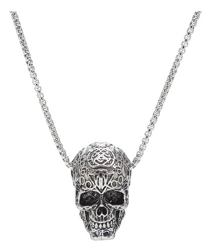 Colgante Calavera Impresa Collar Diablo Vintage