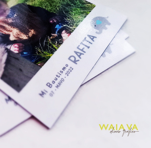 Imagen 4 de 10 de Fotoiman * 11 X 10cm + Laminado En Bolsita Y Etiqueta