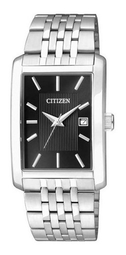Reloj Citizen Hombre Bh1671-55e Rectangular Acero Calendario