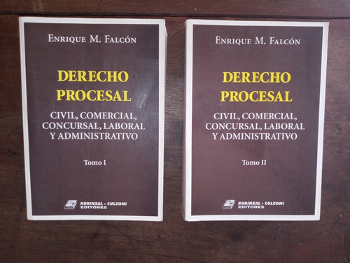 Libro Derecho Procesal Tomos 1 Y 2 Enrique M. Falcon 