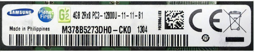 Memória RAM  4GB 1 Samsung M378B5273DH0-CK0
