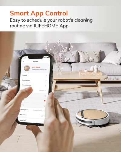 Robot Aspirador Y Trapeador Wifi Alexa Pelo De Mascotas
