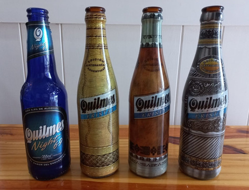 Lote Botellas Cerveza Quilmes Coleccionables + Botella Azul