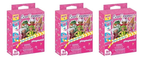 3 Pack Playmobil 70389 Caja Sorpresa Candy W. Ever Dreamer Z