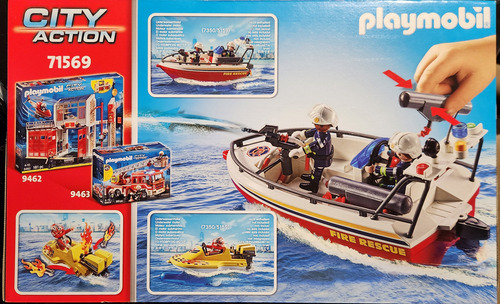 Playmobil 71569 - Bombero Mision Rescate Marino/ City Action