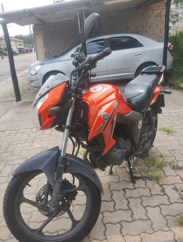 Haojue Dk150, Pneus Michelin Novos E Vai Com O Capacete.