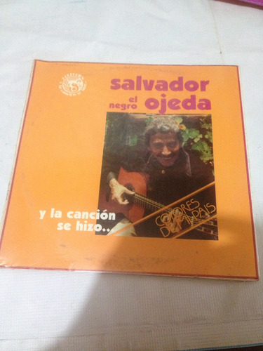 El Negro Salvador Ojeda Disco De Vinil Cerrado Nuevo Origina