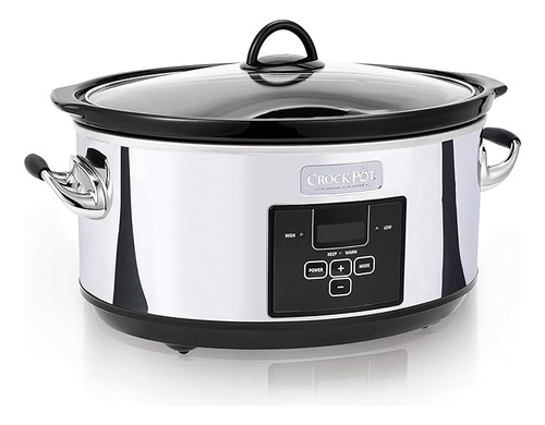 Crock Pot Olla Coccion Lenta Programable Cuartos Galon Con T