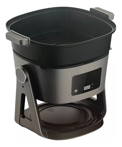 Air Fryer Reverse 2 Em 1 Fritadeira E Grill 5l 1500w 127v