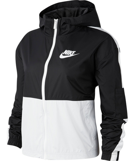 chamarra nike mujer negra