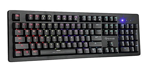 Marvo Teclado Mecanico Gamer Kg916 Rgb Iluminado 