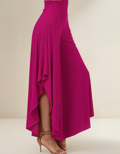 Pantalón Largo De Corte Holgado Tipo Holán Para Mujer