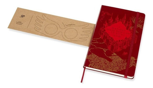 Cuaderno Moleskine, Harry Potter, Tapa Dura, Rayado, 13x21cm