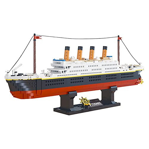 Mini Blocks Titanic Building Set, 1288 Piezas Mini Ladr...