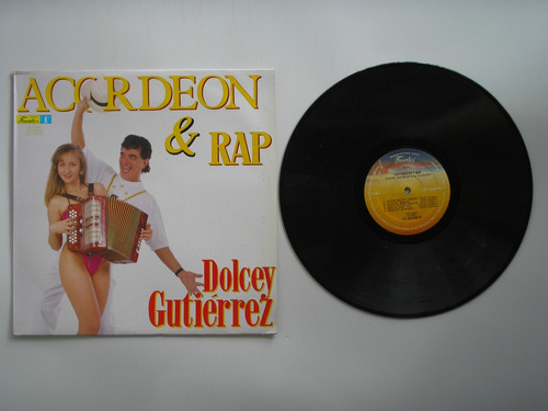 Lp Vinilo Dolcey Gutierrez Acordeon Y Rap Colombia 1992