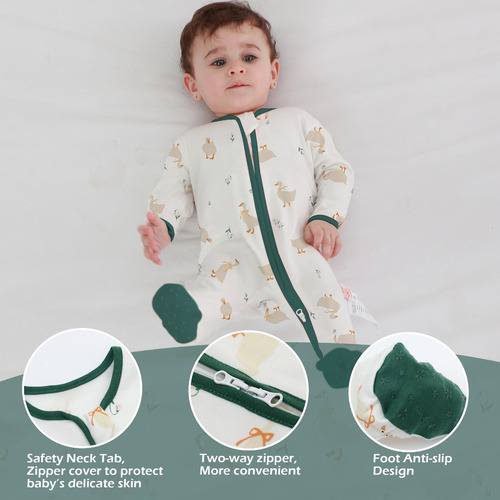 Pijama Para Bebé De Una Sola Pieza, Antideslizante