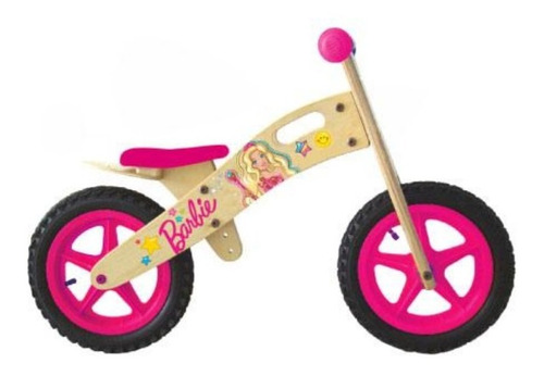 Bicicleta, Chivita De Madera Barbie - Diseño Exclusivo