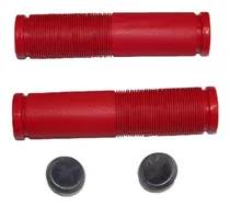 Comprar Par De Puños De Bicicleta En Goma Muy Cómodos 13 Cm.  Rojos